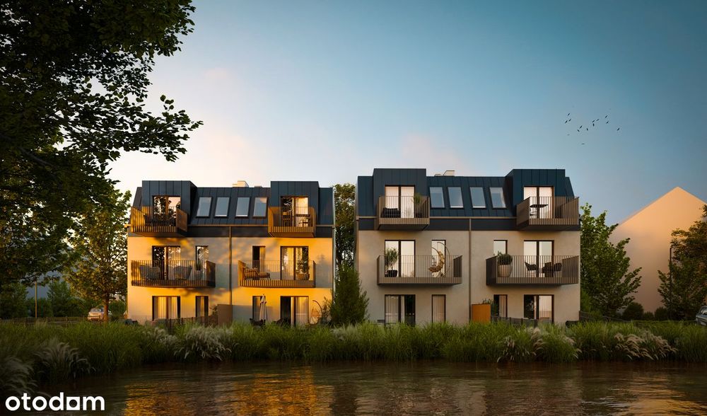 Mieszkanie w kameralnej willi miejskiej z widokiem na staw