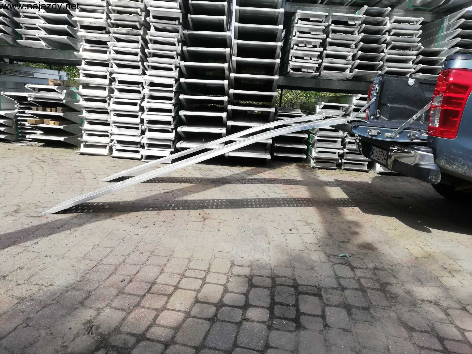 Najazdy Aluminiowe 3m 4t Cert CE/ Gwarancja/Dostawa 0zł
