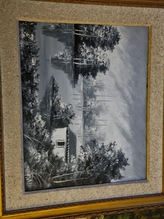 Pintura a óleo 80x60 F Viana