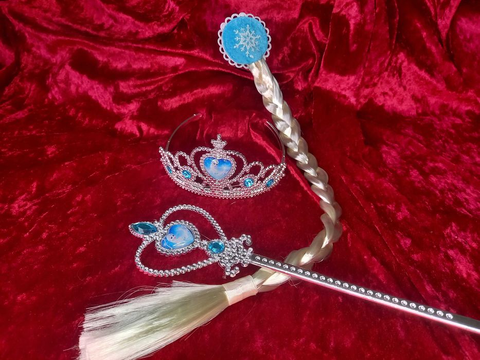 Набір Ельзи Ельза Холодне серце Frozen корона коса чарівна паличка