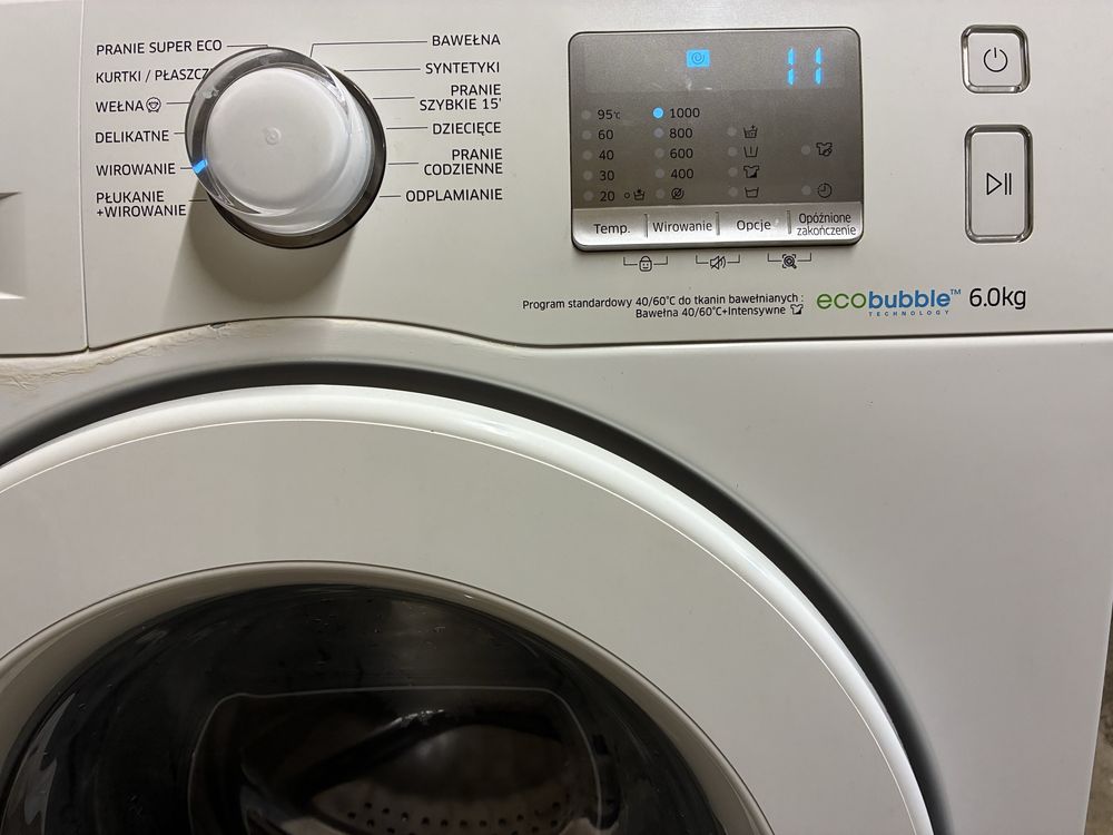 Pralka Samsung EcoBubble Slim 6kg