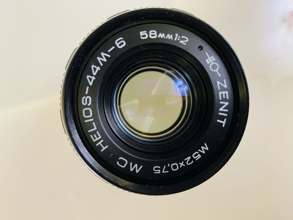 Obiektyw Helios 44M-6 z adapterem Nikon