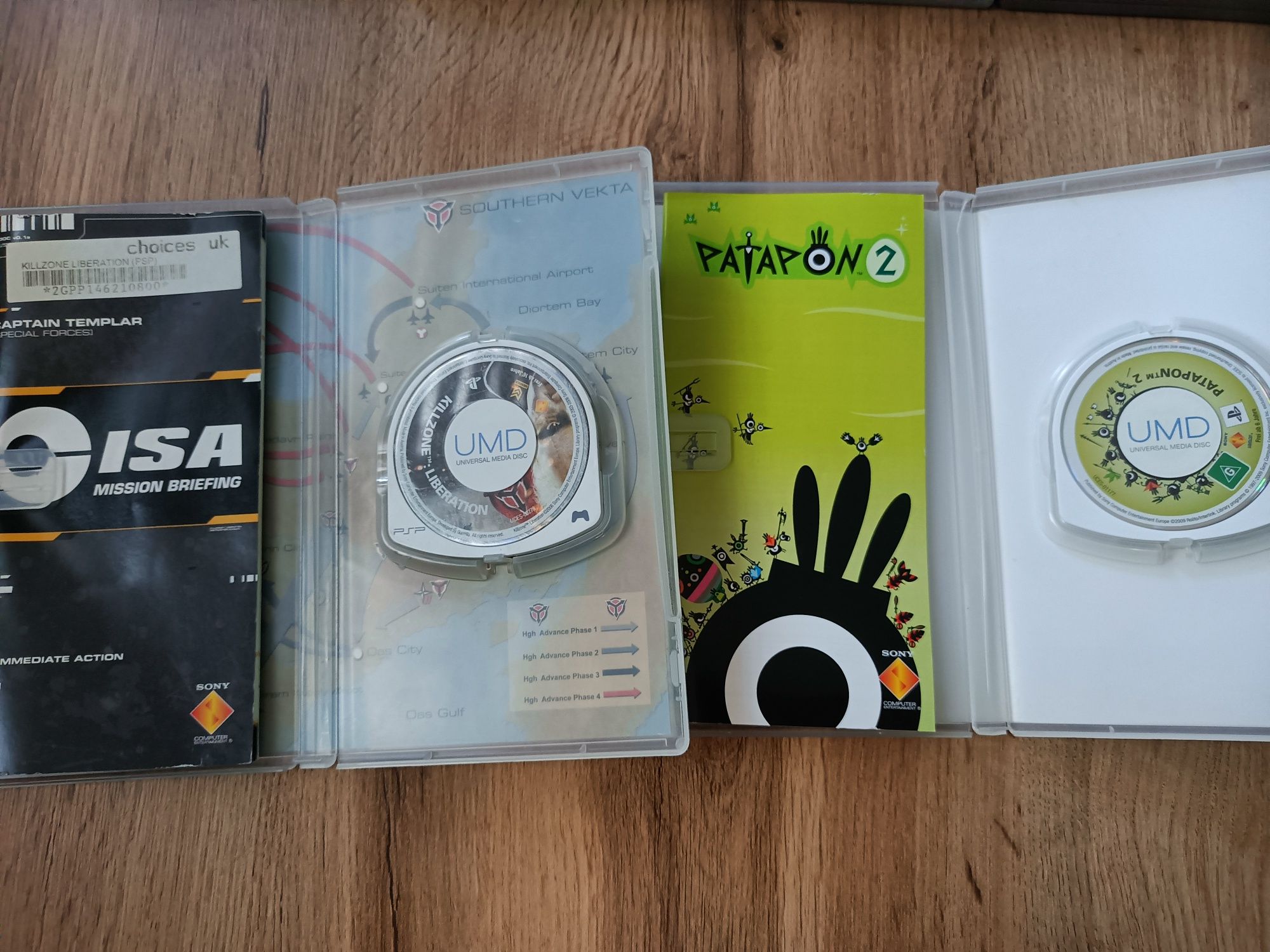 Zestaw gier na PSP