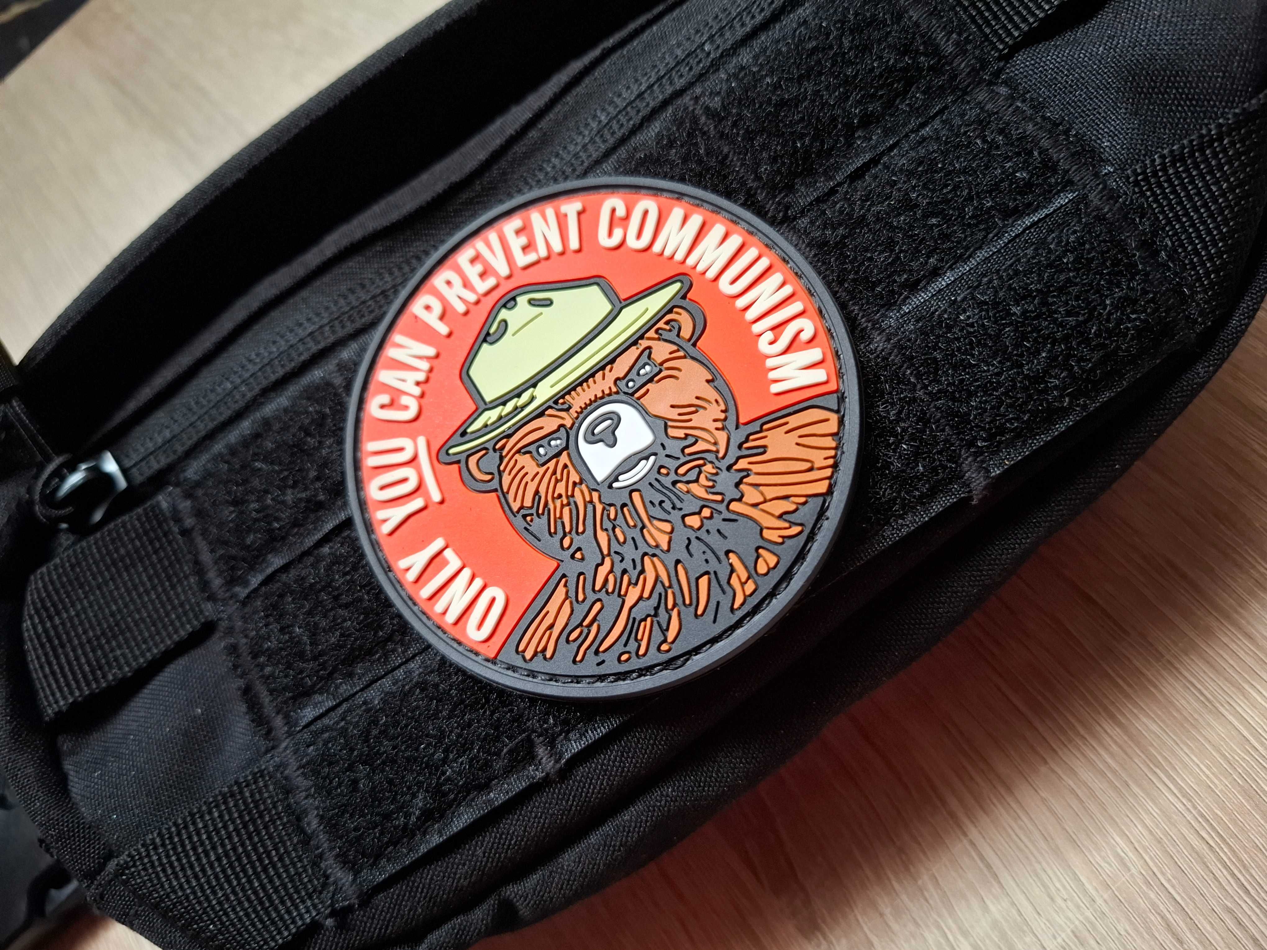 Naszywka Morale Smokey Bear "Only You Can Prevent Communism" PVC Patch