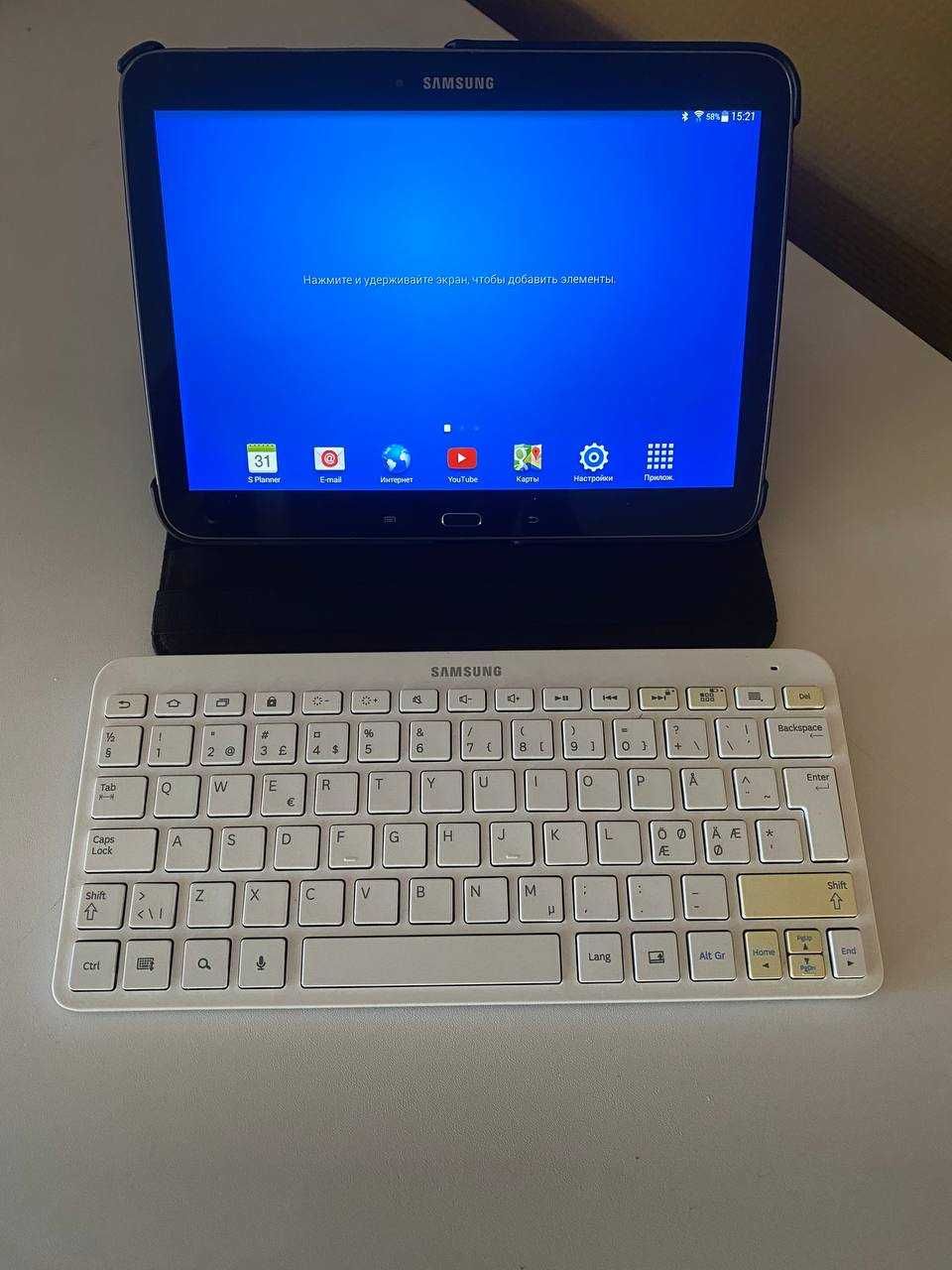 Бездротова компактна клавіатура Samsung Keyboard BKB-10 White з Європи