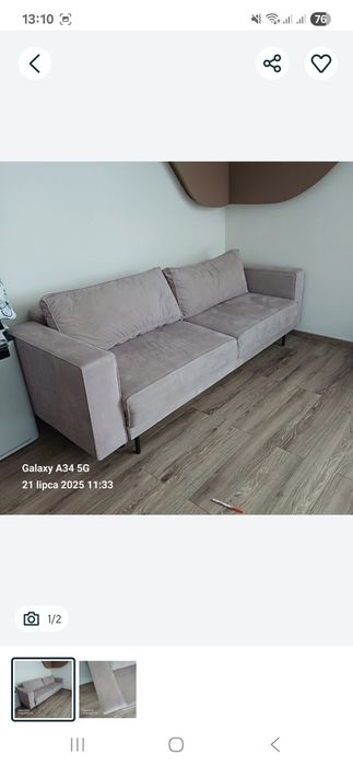 Sofa z funkcją spania BRW