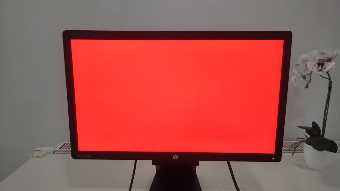 HP Elite Display 231, sprawny, pivot, 2xUSB, bez defektów