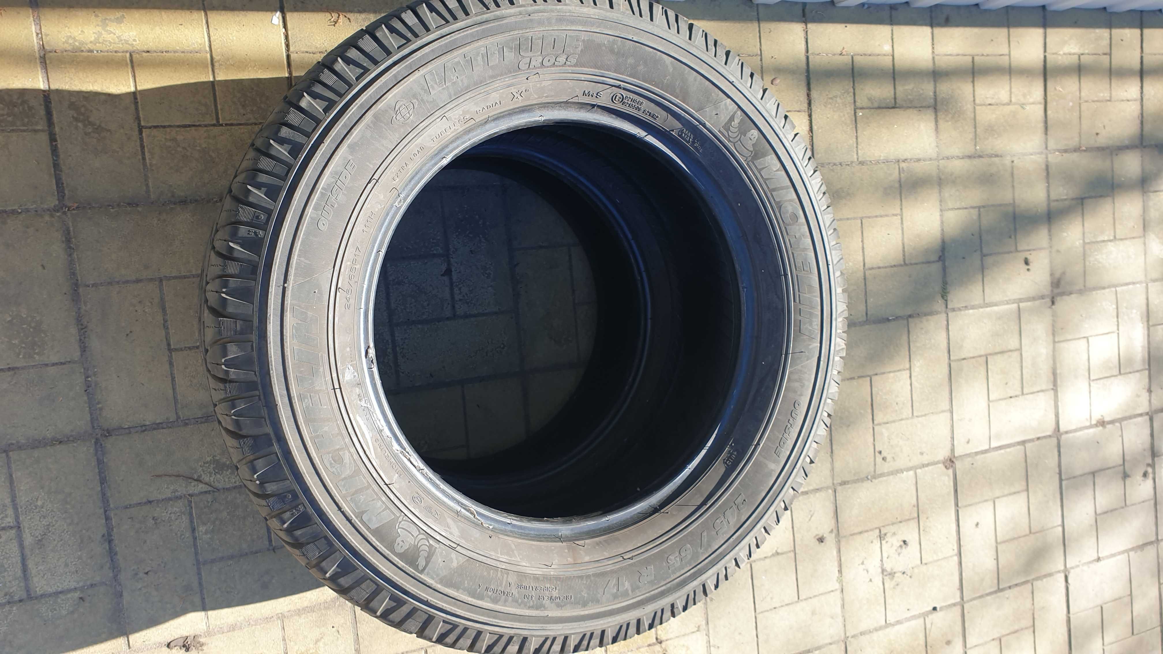 Шини MICHELIN 245/65 R17 б/у 6мм