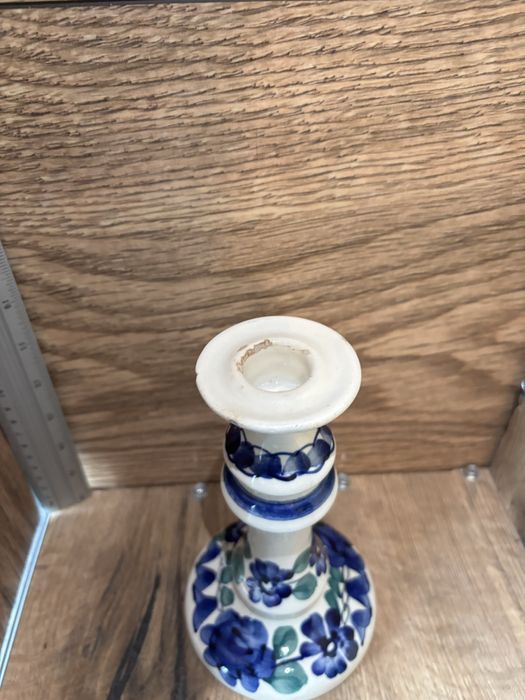 Świecznik - Wocławek - fajans