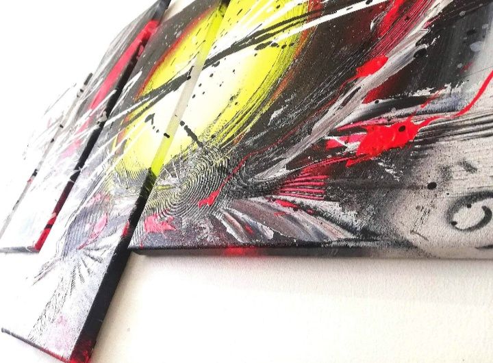 Quadro Tela Pintura Abstrato Decoracao