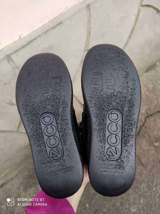 Ecco 32 ботинки на хлопчика зимові чоботи сапоги взуття ессо