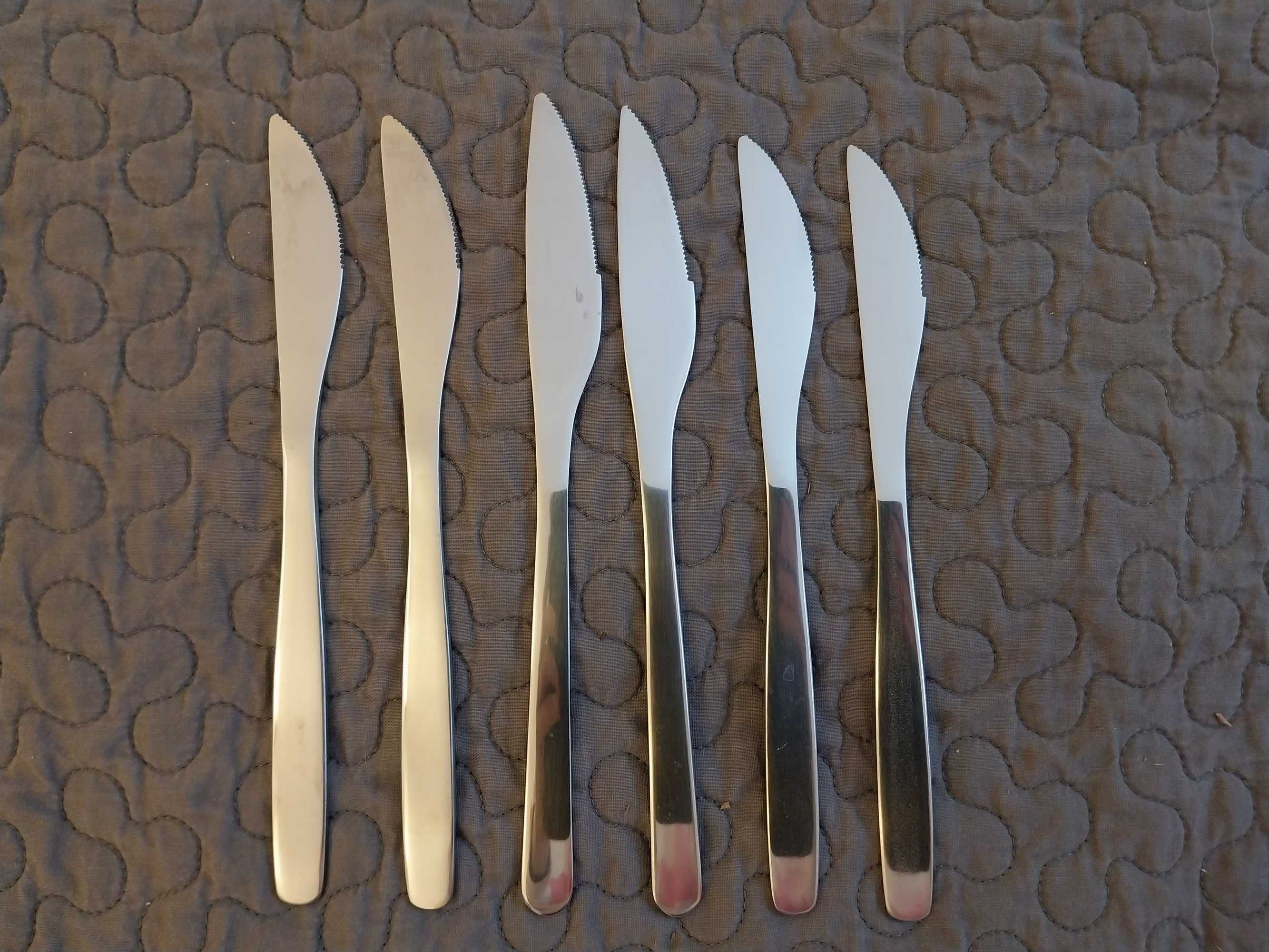 6 noży stołowych