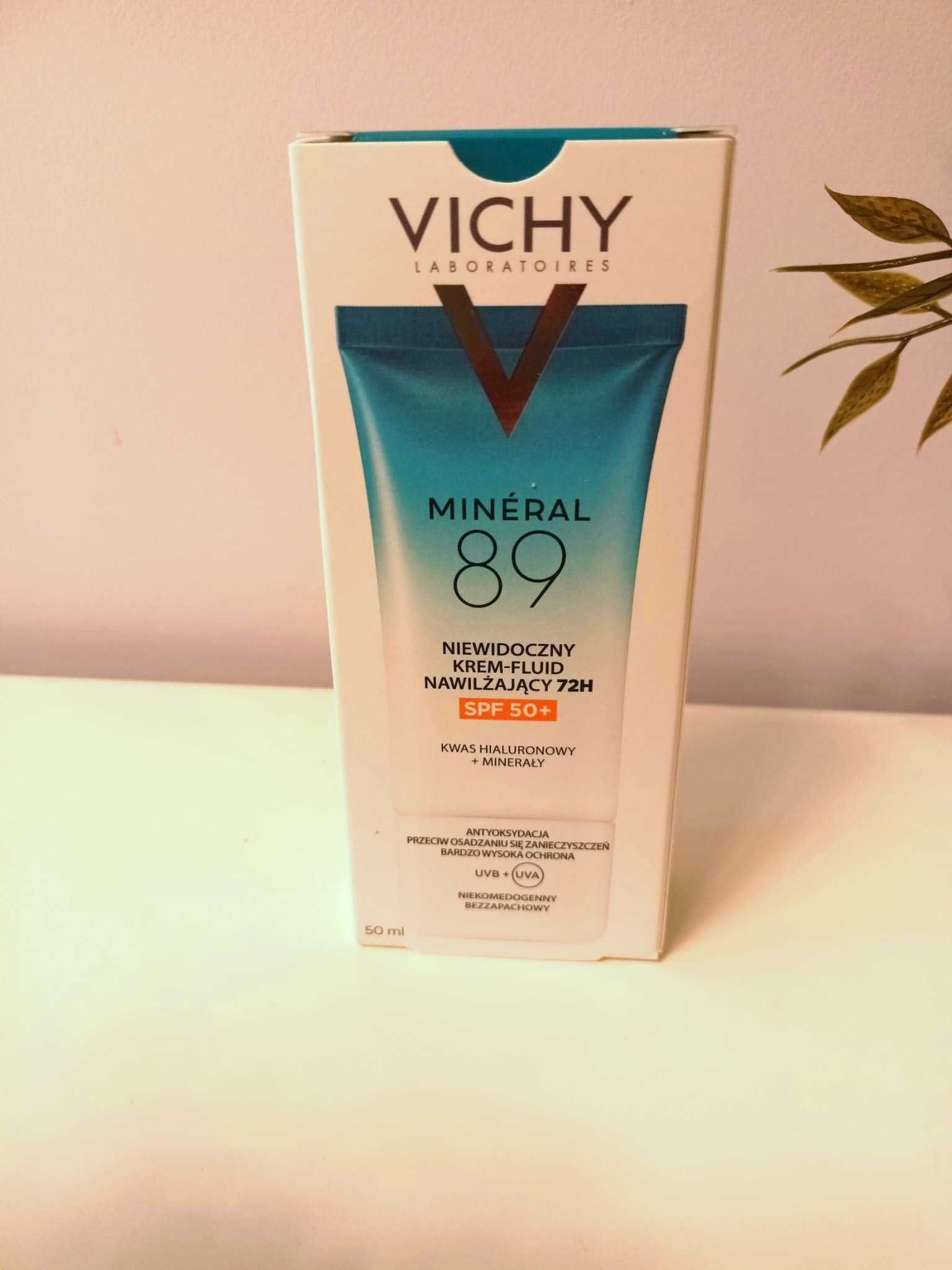 NOWY krem-fluid Vichy Mineral 89 niewidoczny nawilżający 72H SPF50+