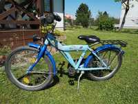 Piękny błękitny rower dla chłopca 20 cali