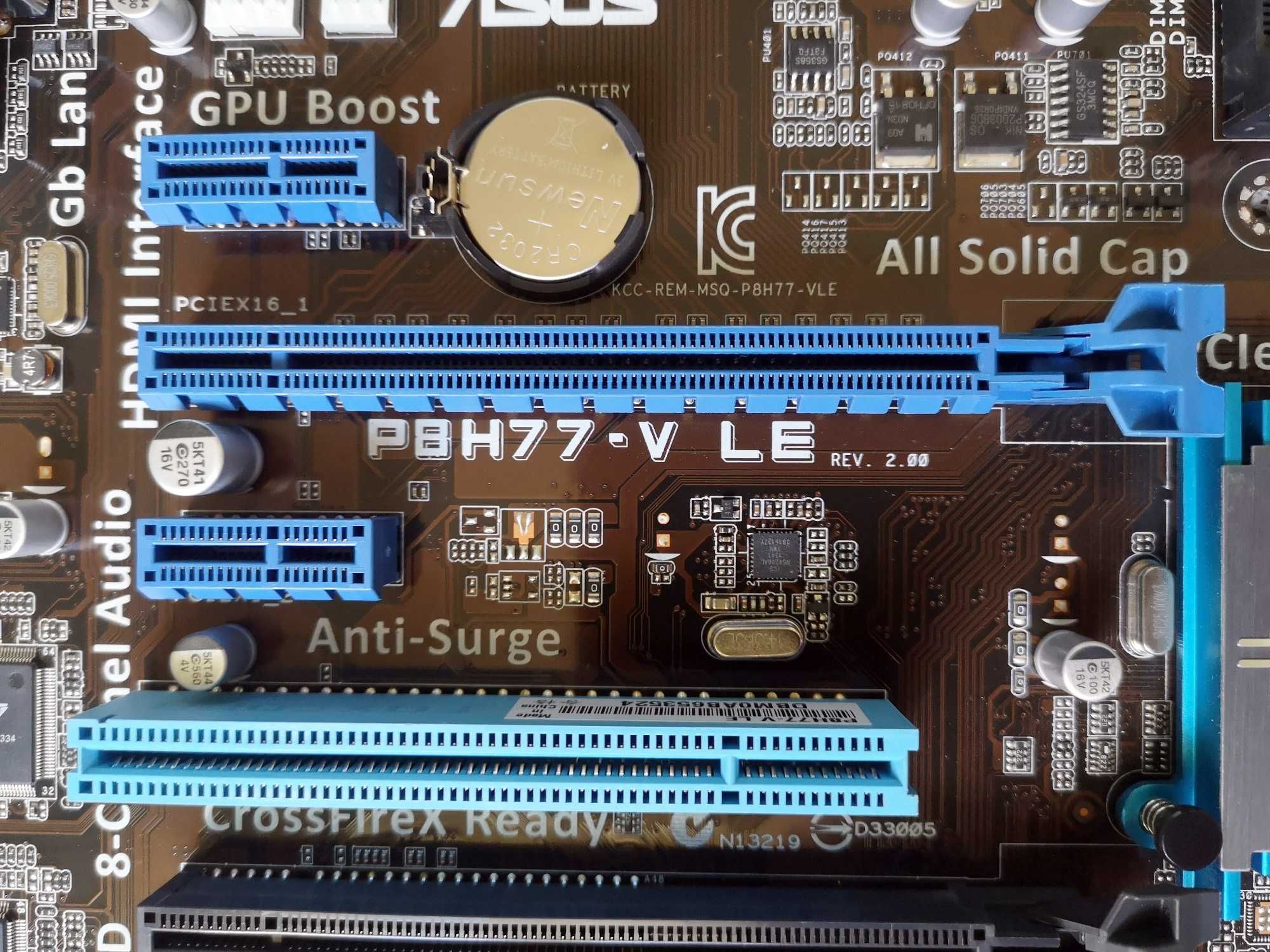 Материнська  плата  Socket 1155  Asus P8H77-V LE