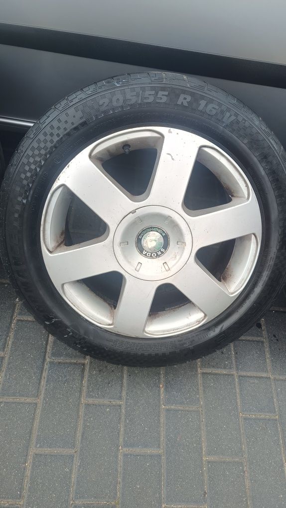 Alufelgi 16 cali 5x112 octavia 2 205/55r16 dot 2018