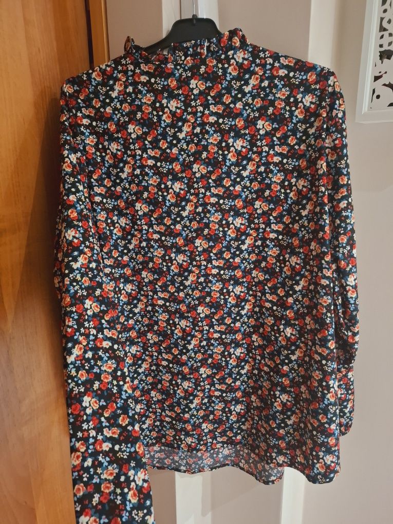 Bluzka Shein 5XL / 6XL boho print kwiaty plus size