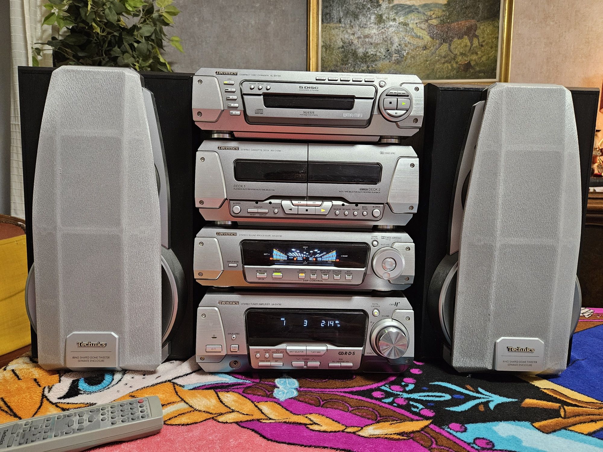 Wieża Technics audio system