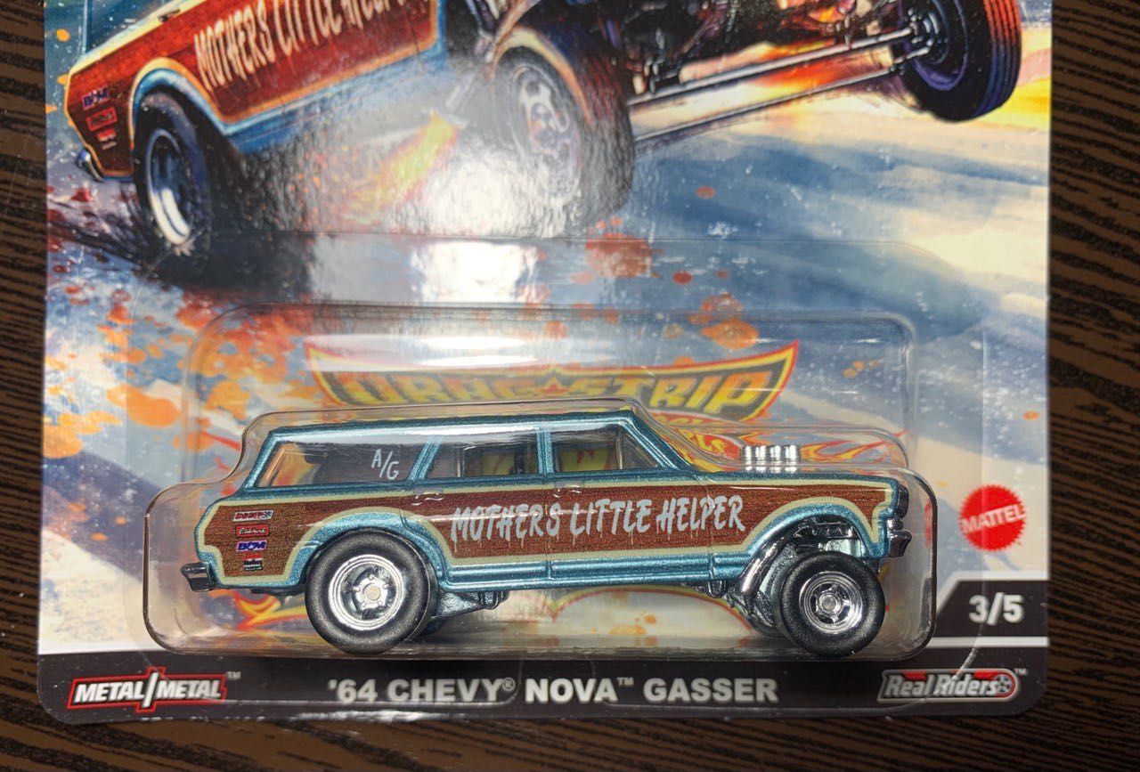 Drag Strip '64 Chevy Nova Gasser  / Hot Wheels Premium Car Culture