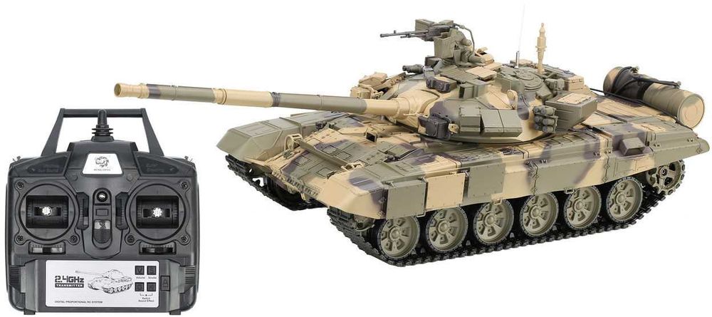 Танк Heng Long 3938-UPG Т-90 V7.0 масштаб 1:16 RTR 2.4G на пульті