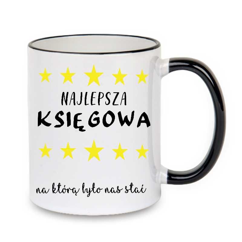 Kubek biały z nadrukiem Księgowa, różne kolory BUC-KSI-008