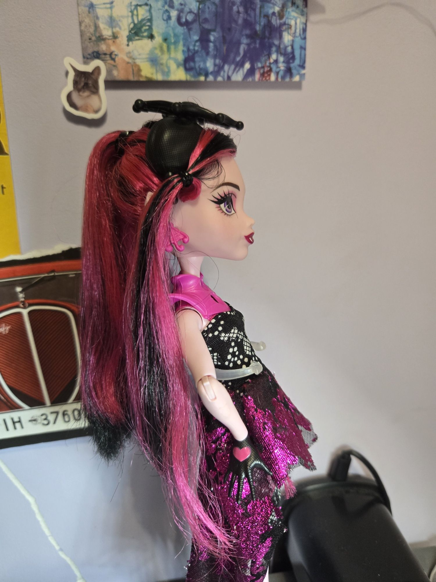 Lalka Draculaura Welcome To Monster High +stojak