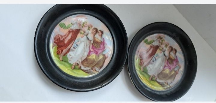 Stare talerze porcelana ceramika kpl