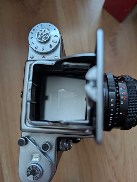 Pentacon Six TL + Pryzmat + Biometar MC F2.8 80mm