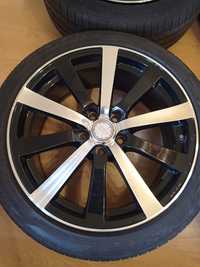 Alufelgi 5x112 R18 z oponami letnimi Falken 225/45/18. VW,Audi