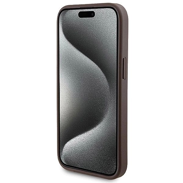 Zestaw etui Guess 4G Metal Logo na iPhone 15 + powerbank 5000mAh MagSa