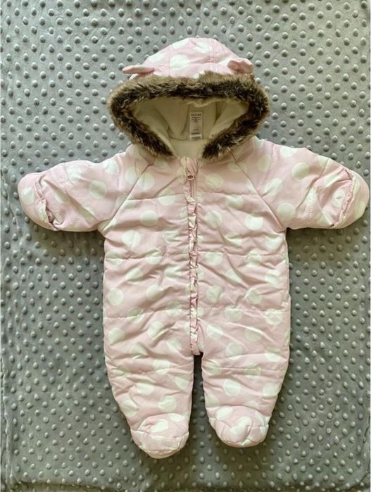 Дитячий теплий комбінезон для новонароджених 50-56 розмір
