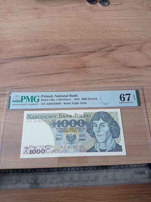 Banknot 1000zl PMG