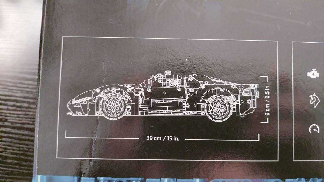 Конструктор LEGO Technic Ford GT 2022 ФОРД Технік ЛЕГО 42154 1466 дет