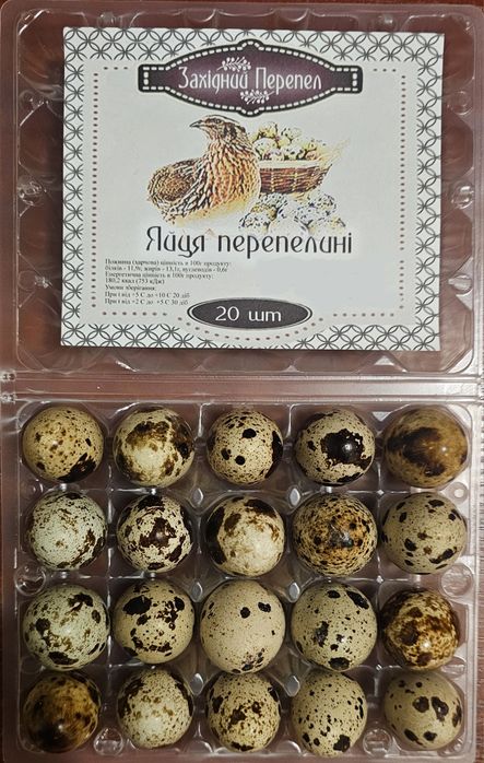 Перепелині яйця від домашніх перепелів
