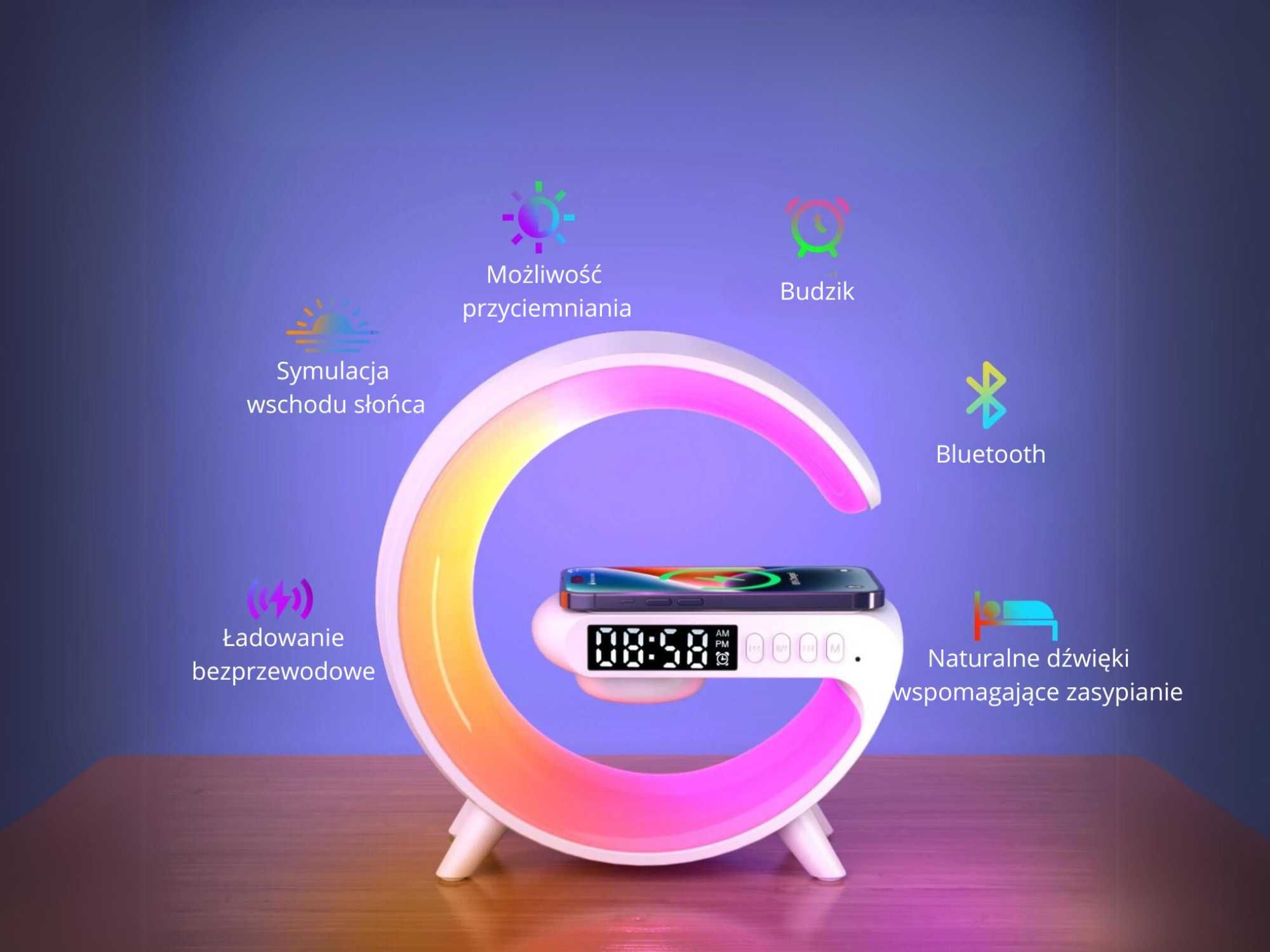 Multifunkcyjna Lampka Nocna Smart LED 5w1 -  Wyjątkowe Rozwiązanie!
