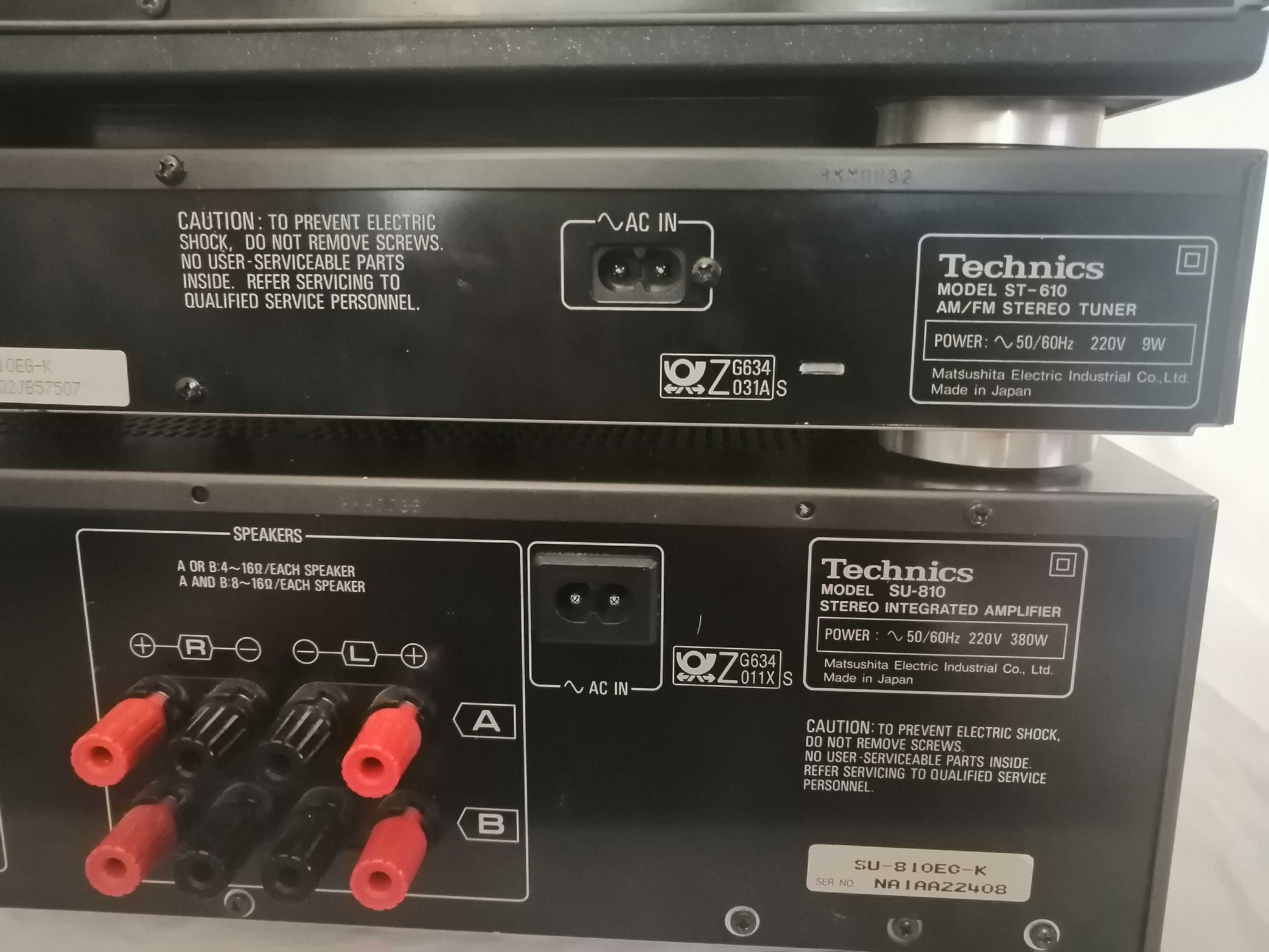 Sprzedam wierzę TECHNICS  SU810; ST610; PG590