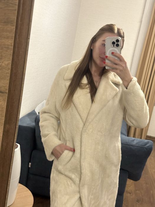 Еко шубка довга під альпаку