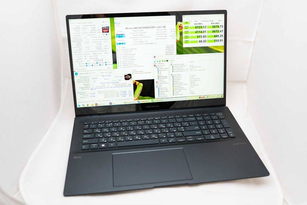 ASUS ZenBook  17.3" IPS 2k 165hz Ryzen 6800H 16DDR5 RTX 3050