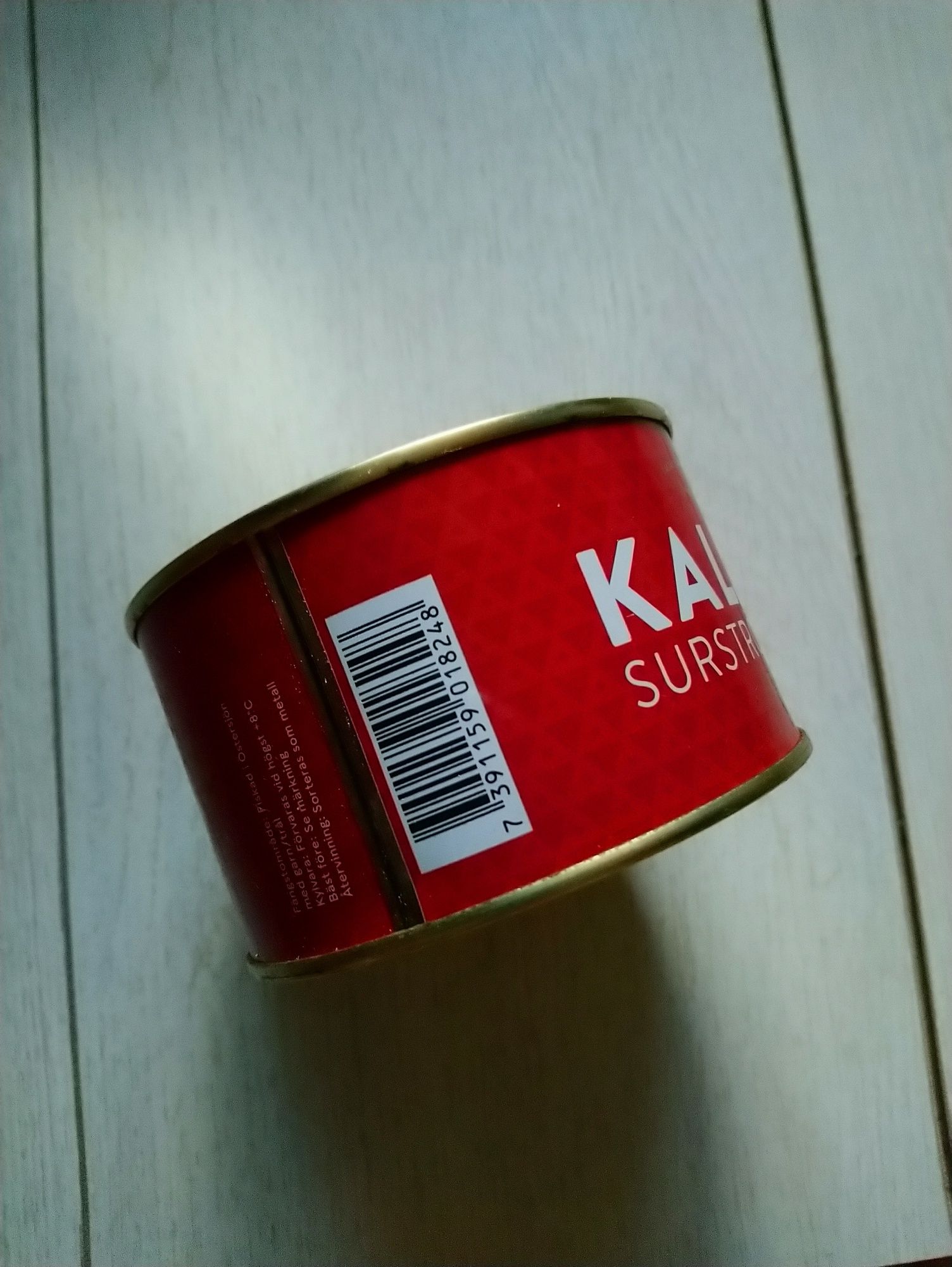 Рибна консерва сюрстреммінг Швеція Surstromming Kallax 440 гр
