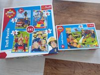 Puzzle strażak sam zestaw trefl 3+ 4+ 5 obrazków