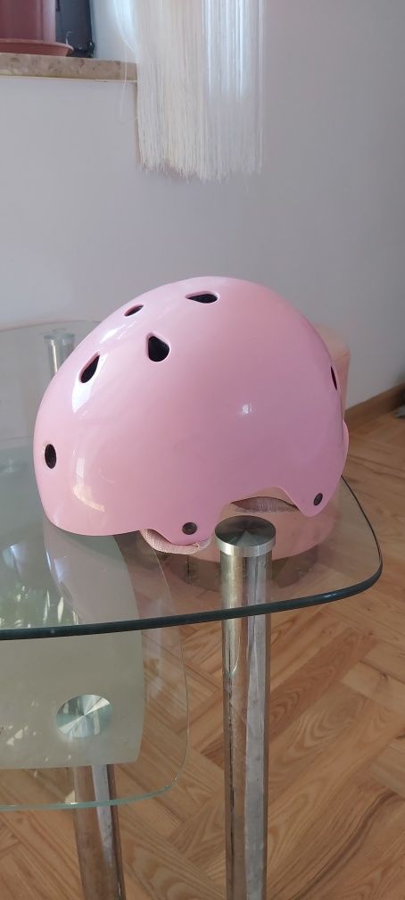 Kask na głowę S oxelo 50-54cm  decathlon na rower hulanogę rolki