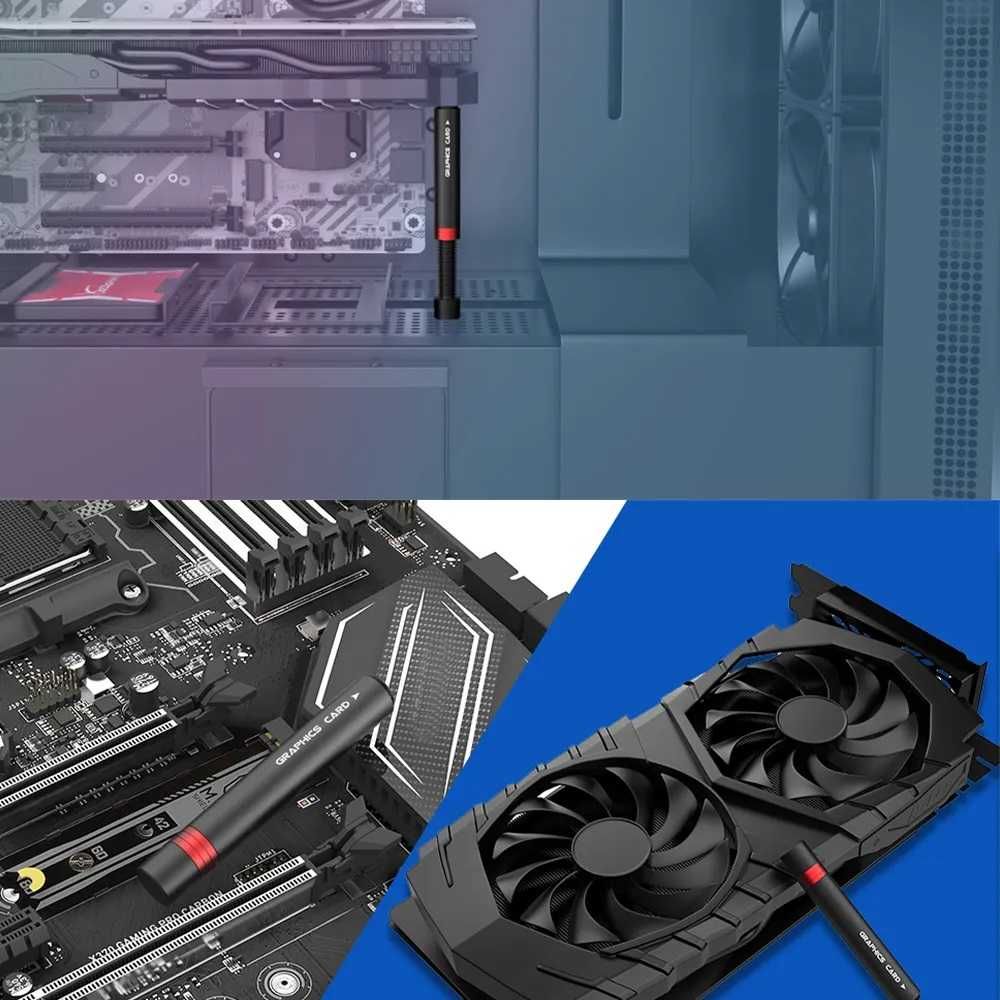 Wspornik karty graficznej GPU iBrace-8 Regulowany Podpórka Magnetyczny