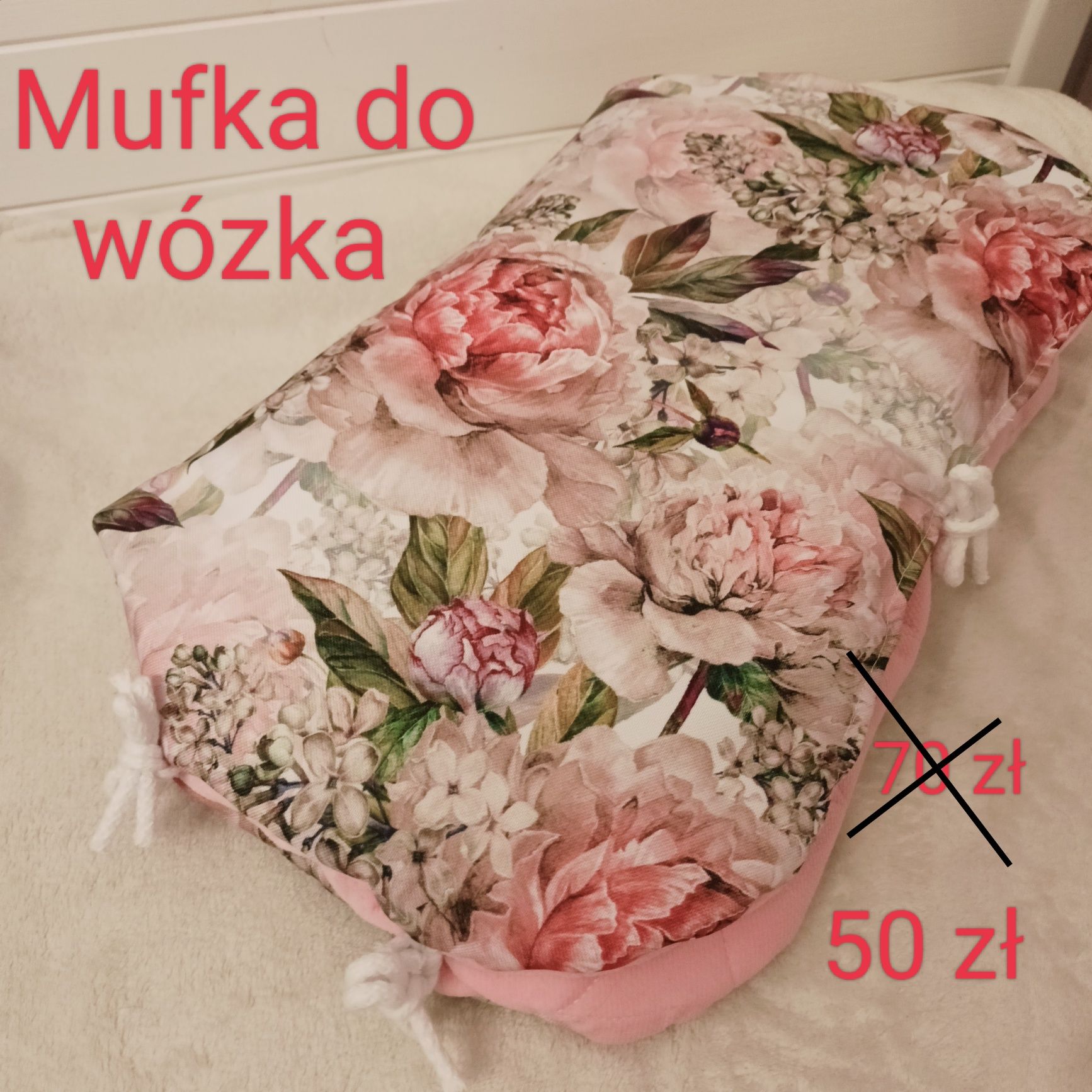 Mufka do wózka nowa wodoodporna