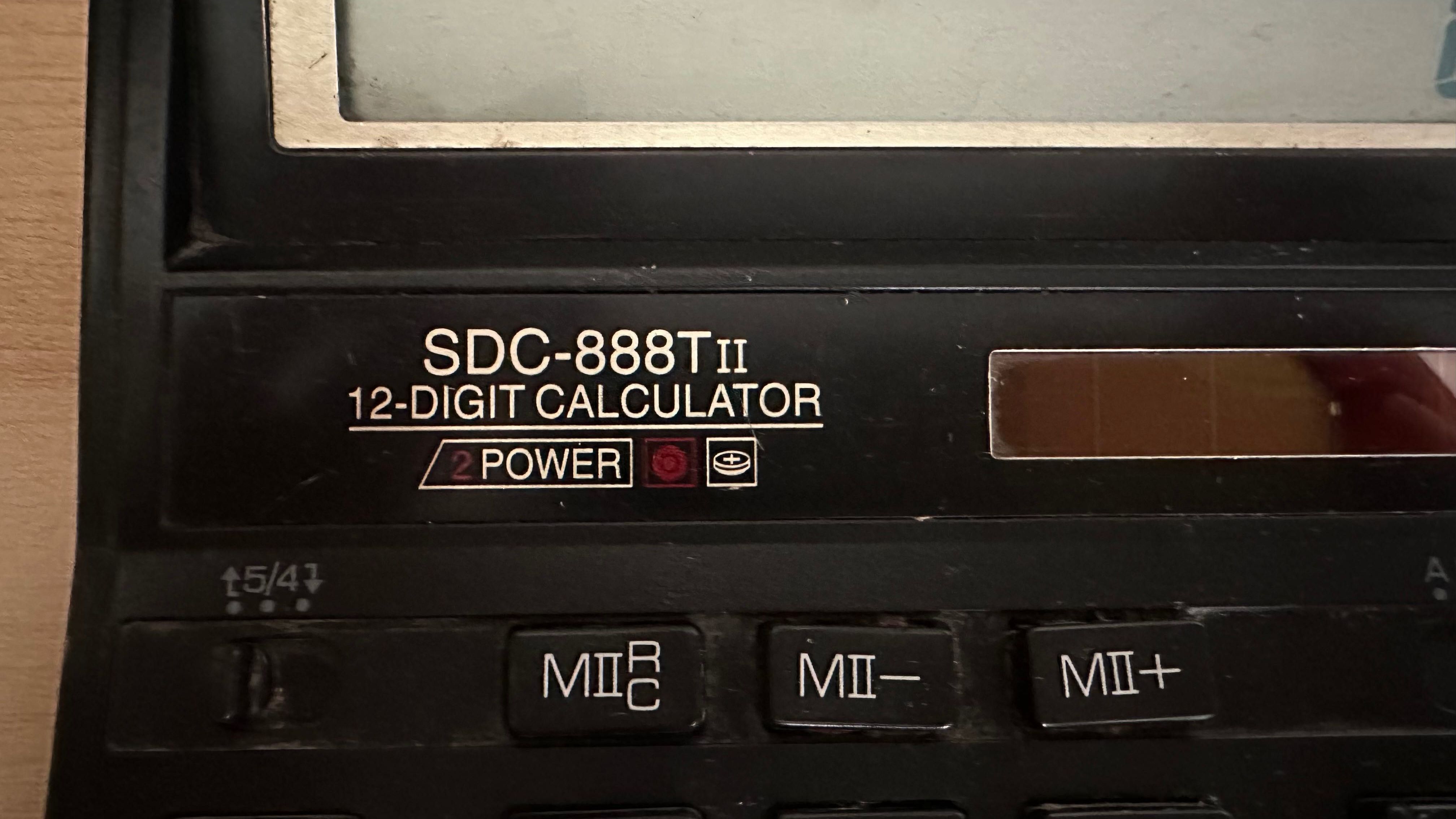 Kalkulator Citizen SDC-888T II 12-Digit