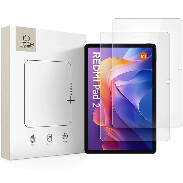 Szkło Hartowane Tech-Protect Glass Fit+ 2-Pack Xiaomi Redmi Pad 2 / Se