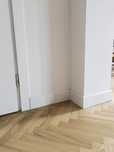 Listwy przypodłogowe lita sosna malowane białe 250cm