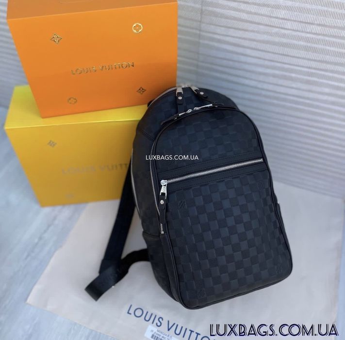Мужской кожаный рюкзак Louis Vuitton Michael