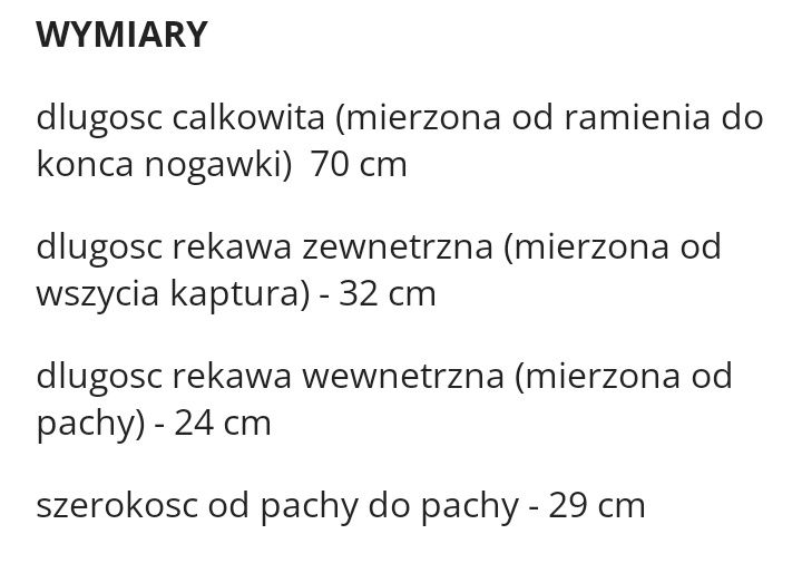 Cool Club misiowy kombinezon 74cm