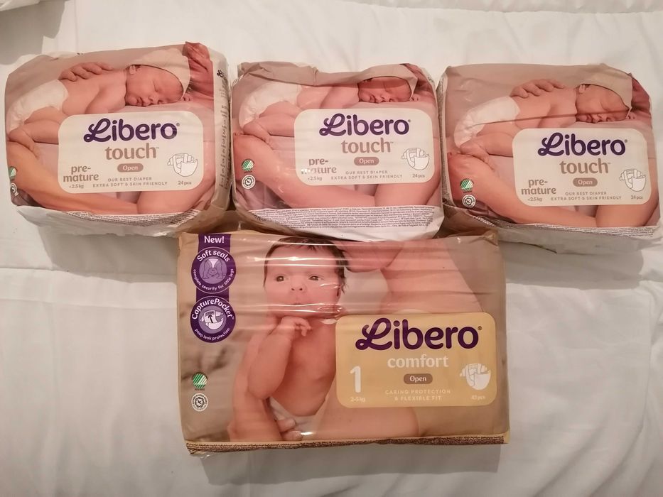 Fraldas Libero premature e T1