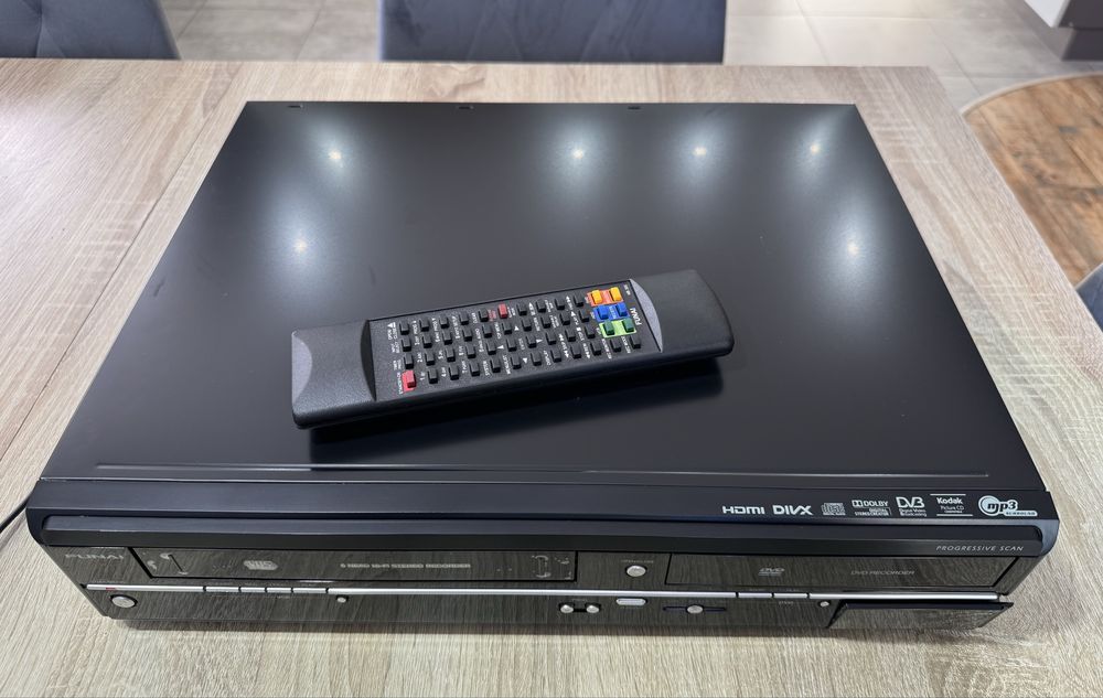 FUNAI WD6D-D4413DB #Przegrywanie VHS na DVD #HDMI #USB #DV #PL Menu